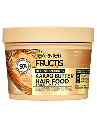 Fructis Definierendes Kakao Butter Hair Food – 3in1 Haarmaske - Produktabbildung